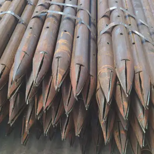 大连注浆管25/32/50/54/57等钳压式螺旋套筒式声测管厂家发货